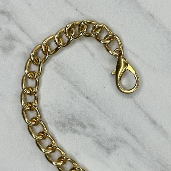 Gold Tone Chain Link Handbag Strap Replacement Purse Chain ✨ - Picture 13 of 13